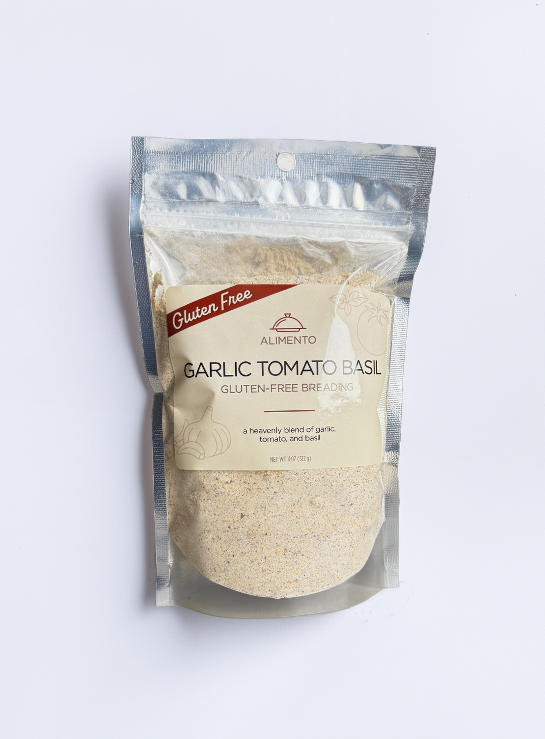 Garlic Tomato Basil Gluten-Free Breading