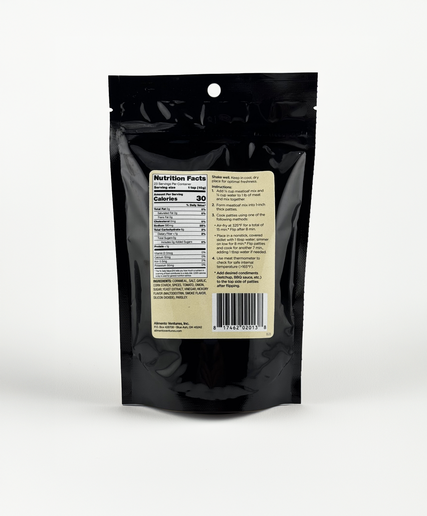 Garlic Tomato Basil Gluten-Free 15-Minute Meatloaf®