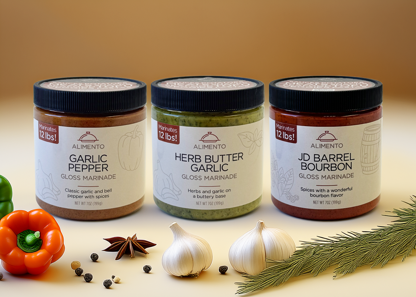 3 Pack Retail Marinade Gift Boxes