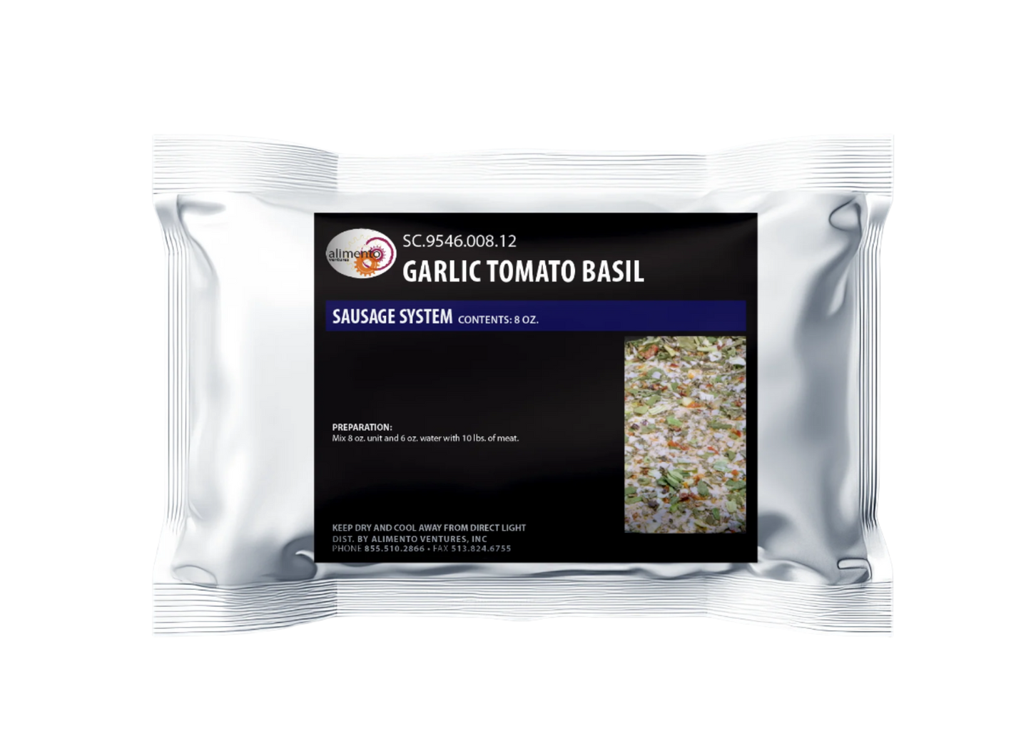 Garlic Tomato Basil Sausage Seasoning