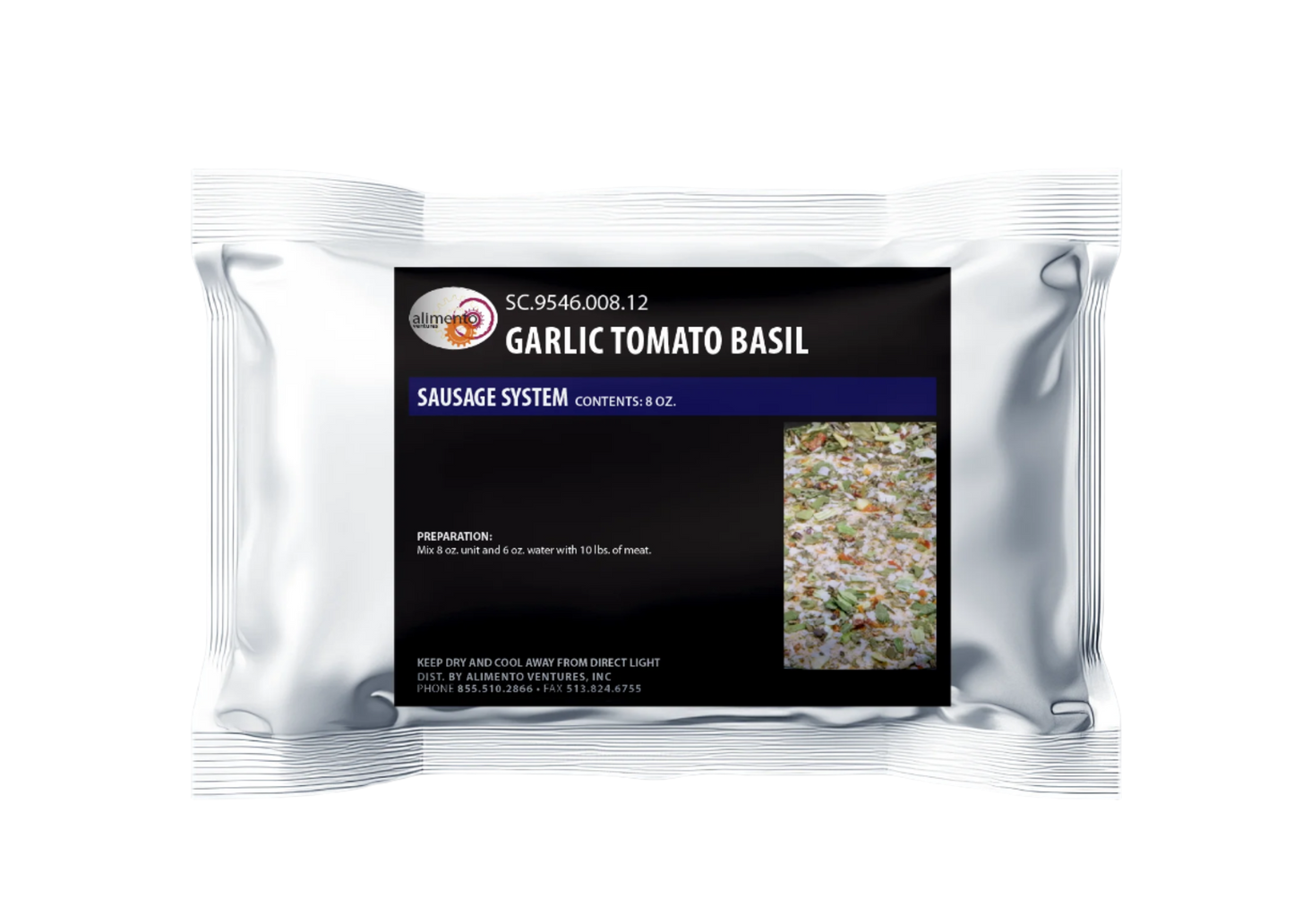 Garlic Tomato Basil Sausage Seasoning