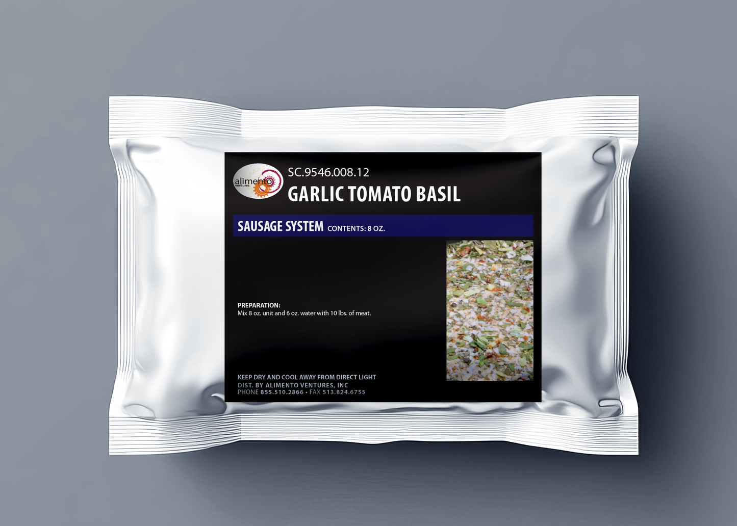 Garlic Tomato Basil Sausage Seasoning