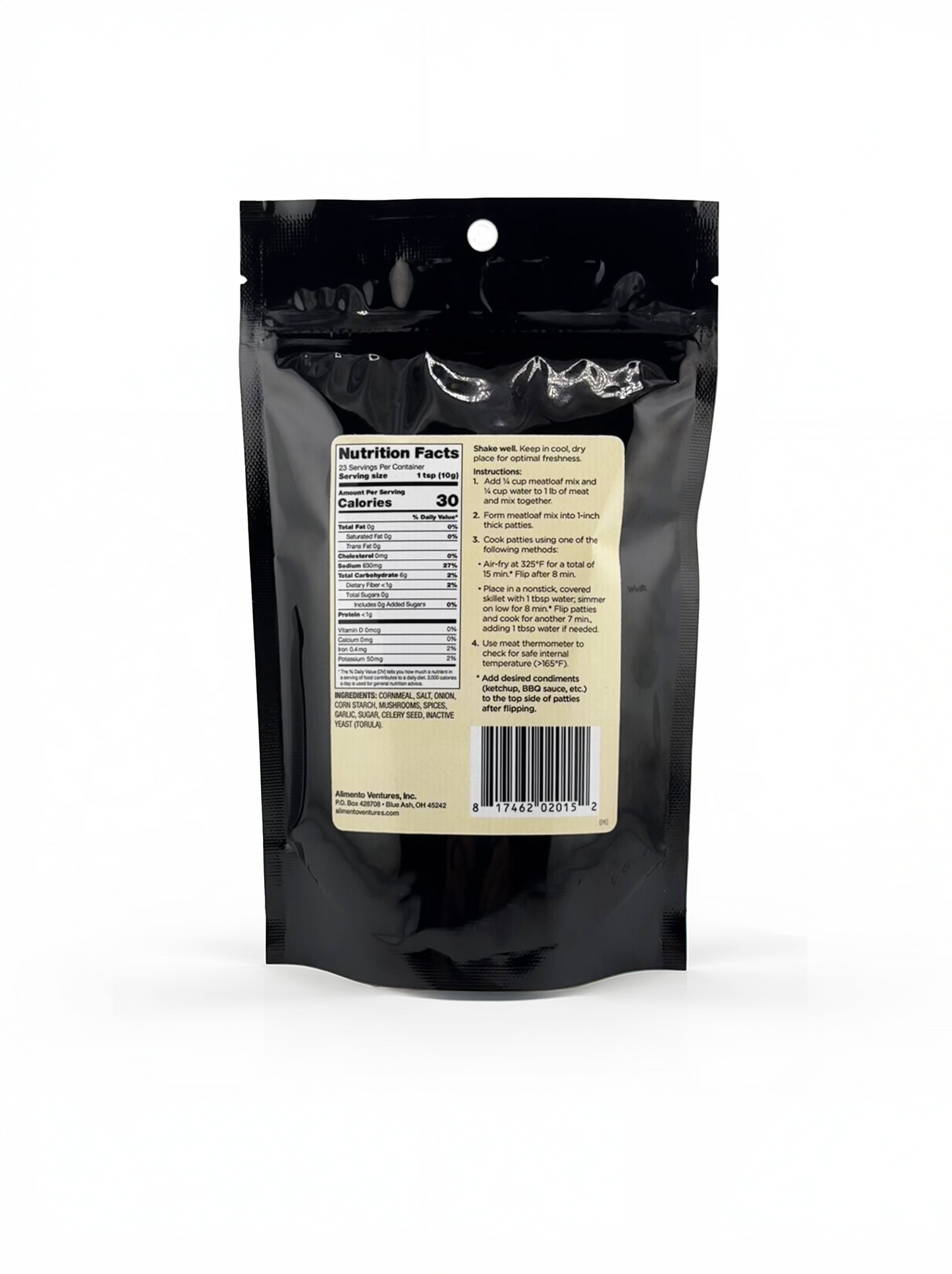 Mushroom & Onion Gluten-Free 15-Minute Meatloaf®