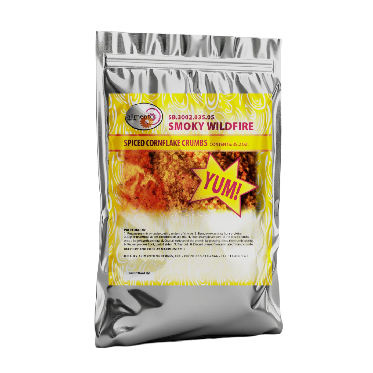 Smoky Wildfire Cornflake Crumbs
